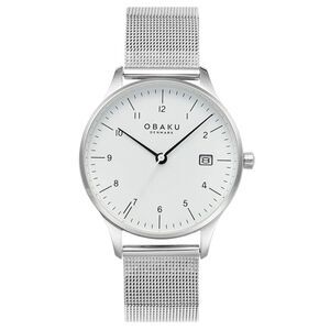 Obaku Women's Chia Lille White Dial Watch - V298LDCWMC